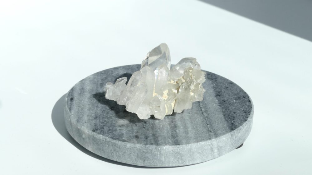 Bergkristal cluster