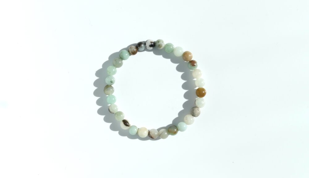 amazoniet armbandje met 6 mm kralen