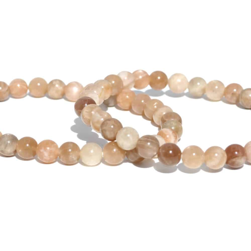 Zonnesteen armband met 6 mm kralen