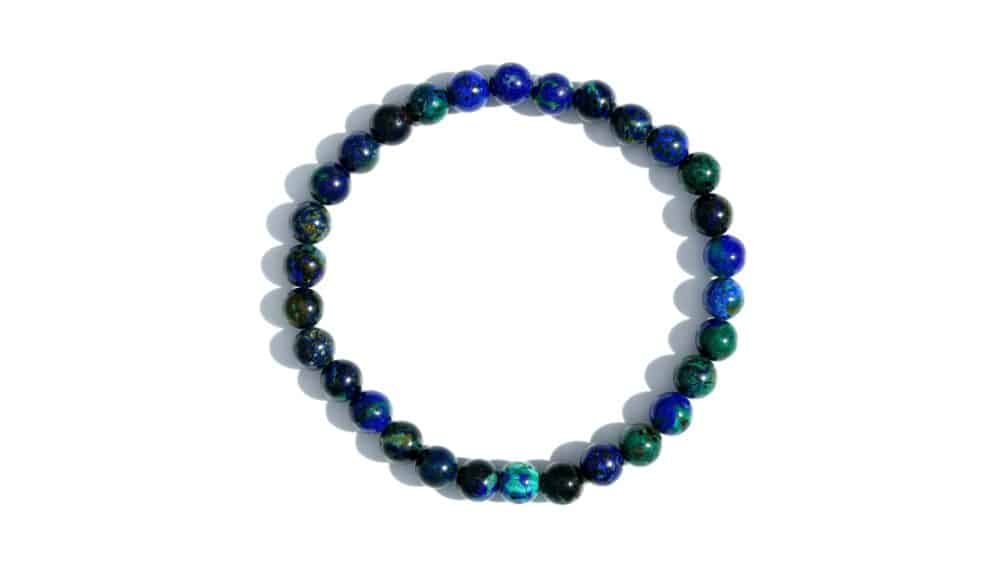 armband van azuriet-malachiet