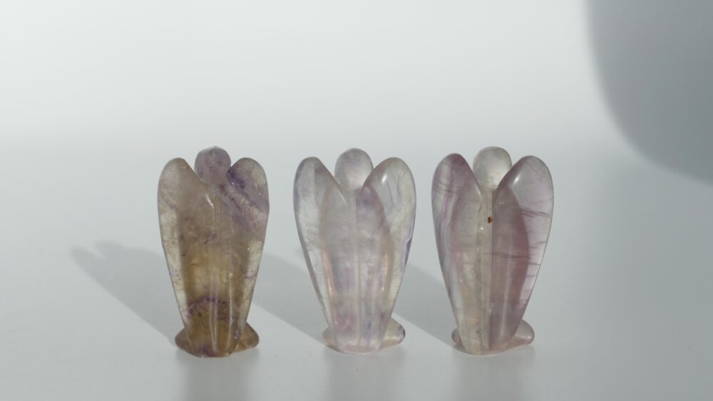fluoriet engeltjes 4cm
