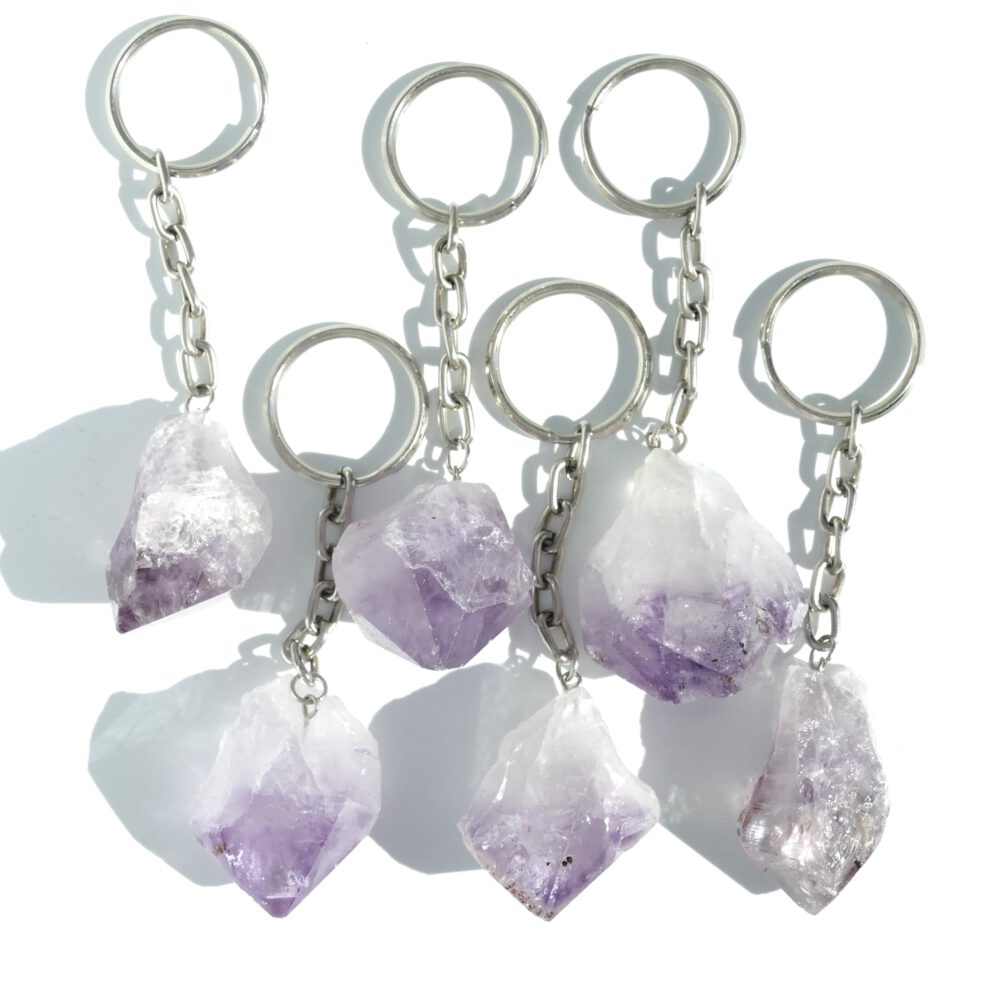 amethist sleutelhangers
