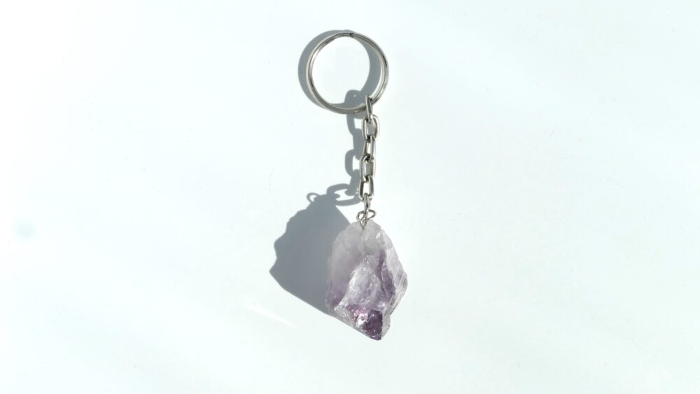 amethist sleutelhanger