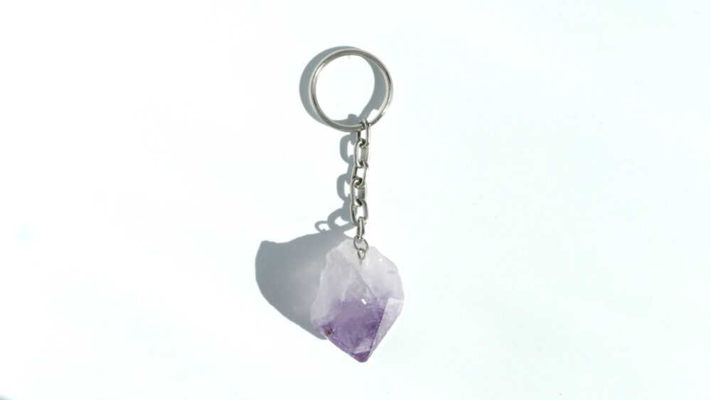 amethist sleutelhanger