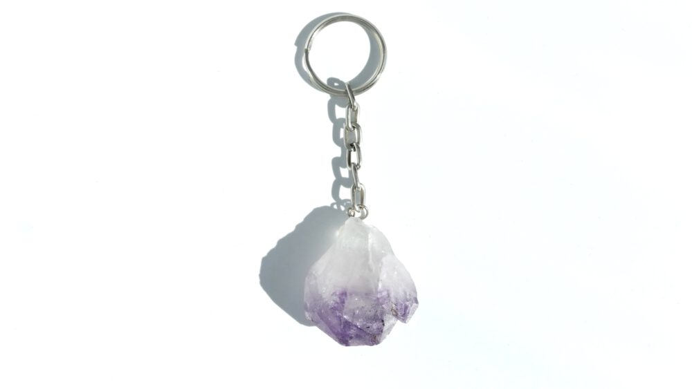 amethist sleutelhanger