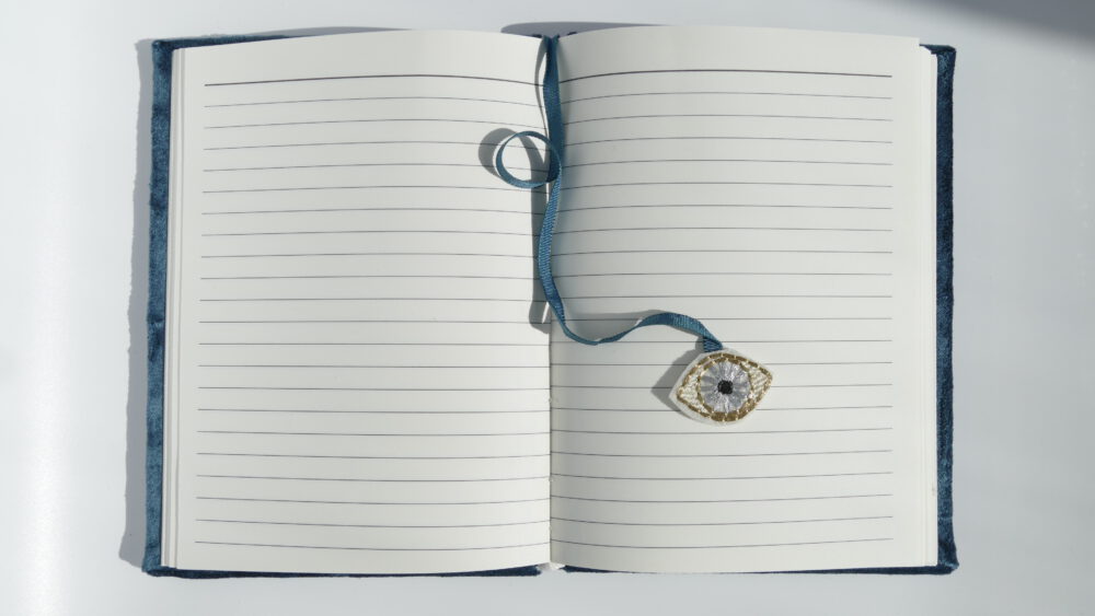 journal notitieboek fluweel illuminatie eye
