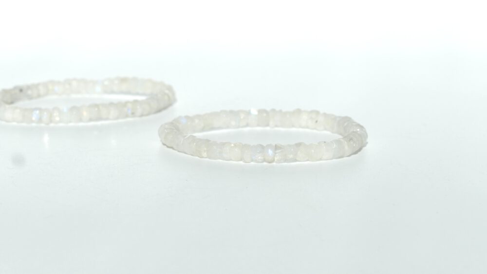 maansteen armband facet geslepen kralen 8mm